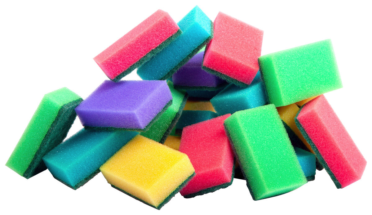 Topfschwämme sortiert B/H/L: ca. 5x8x58 cm