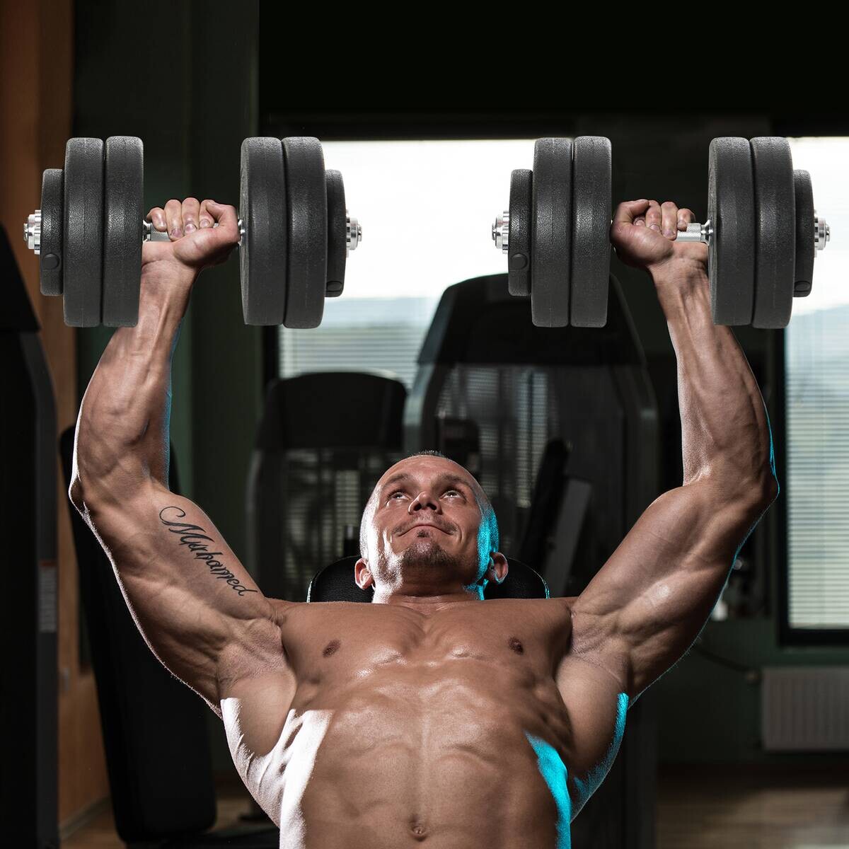 HOMCOM Hantel-Set schwarz Kunststoff B/H/L: ca. 24,5x24,5x4,3 cm