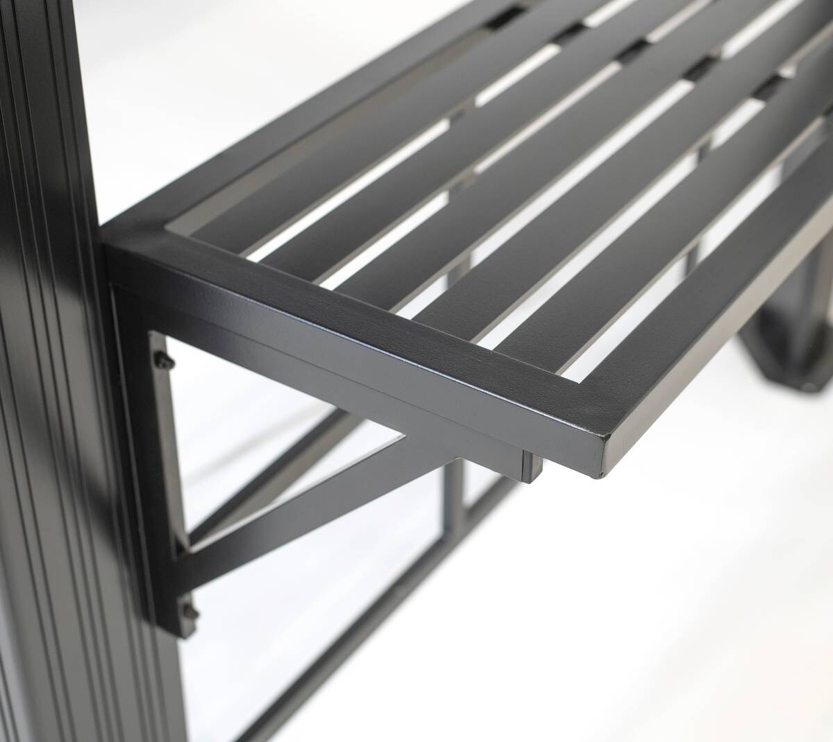 Sojag Pavillon Messina BBQ anthrazit Stahl B/H/L: ca. 292x262x179 cm