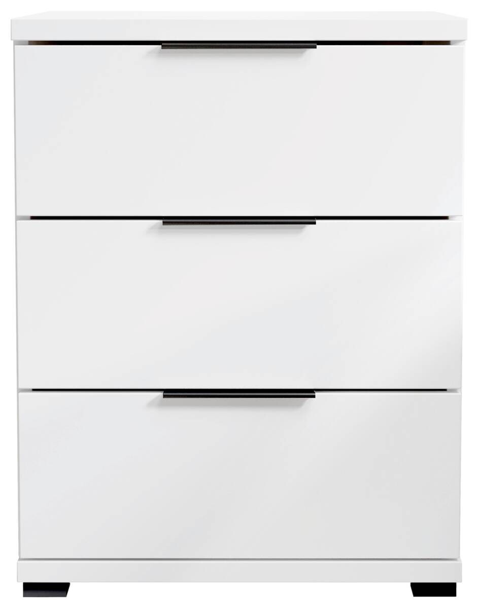 Nachtkonsole Salermo weiß B/H/T: ca. 46x61x42 cm