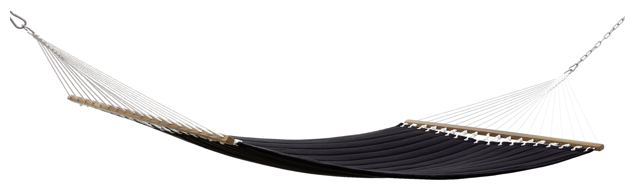 Grasekamp Stabhängematte schwarz Holz B/L: ca. 160x200 cm