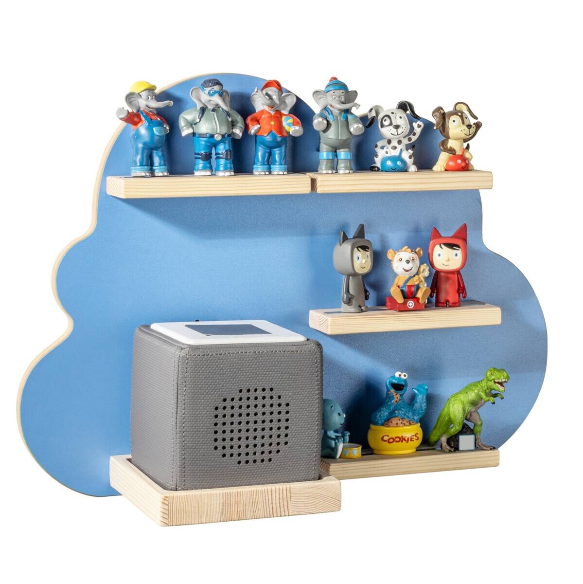 Wandregal für Tonie Figuren blau Wandregal für Tonie Figuren blau