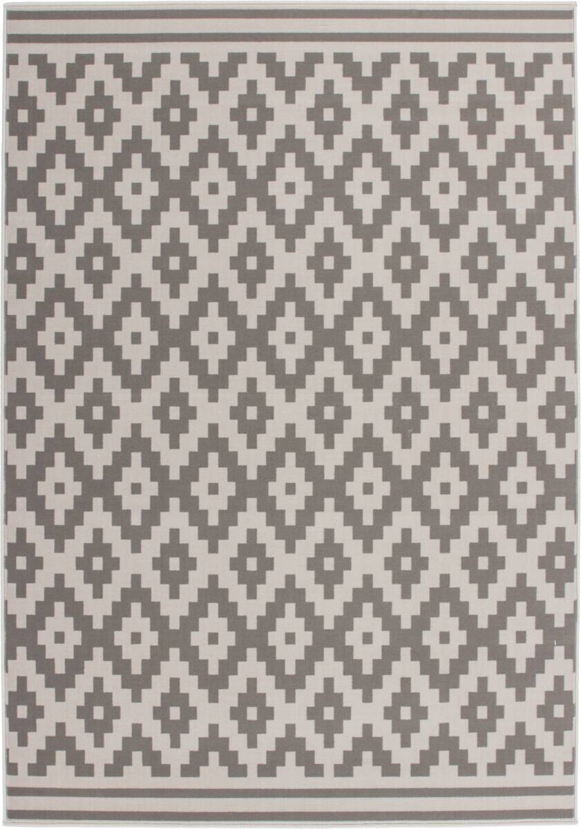 Kayoom Kurzflorteppich Now! 325 taupe B/L: ca. 120x170 cm