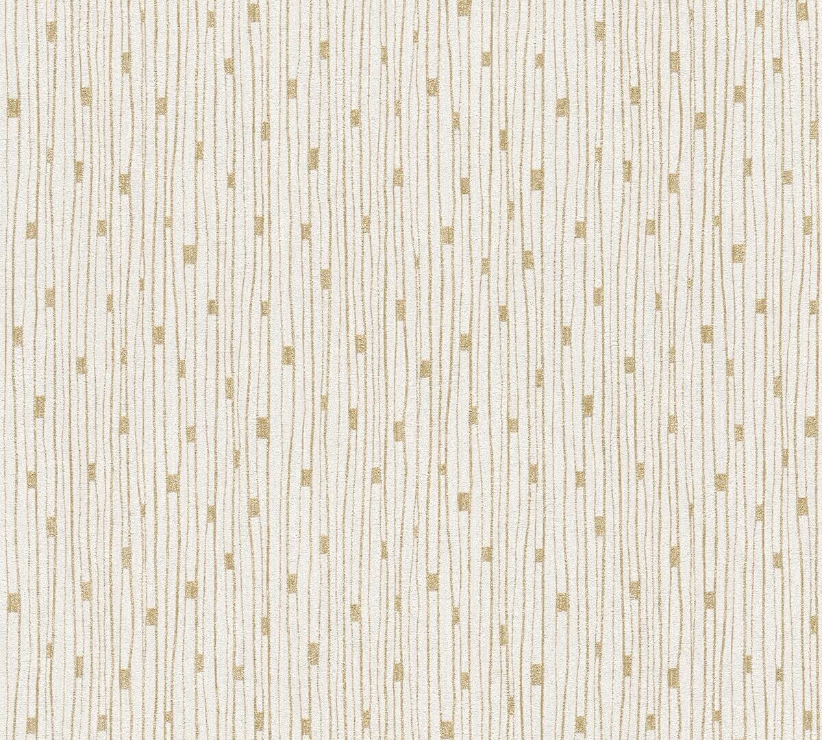 A.S.Creation Vliestapete gold creme B/H/D: ca. 53x1005x8,2 cm