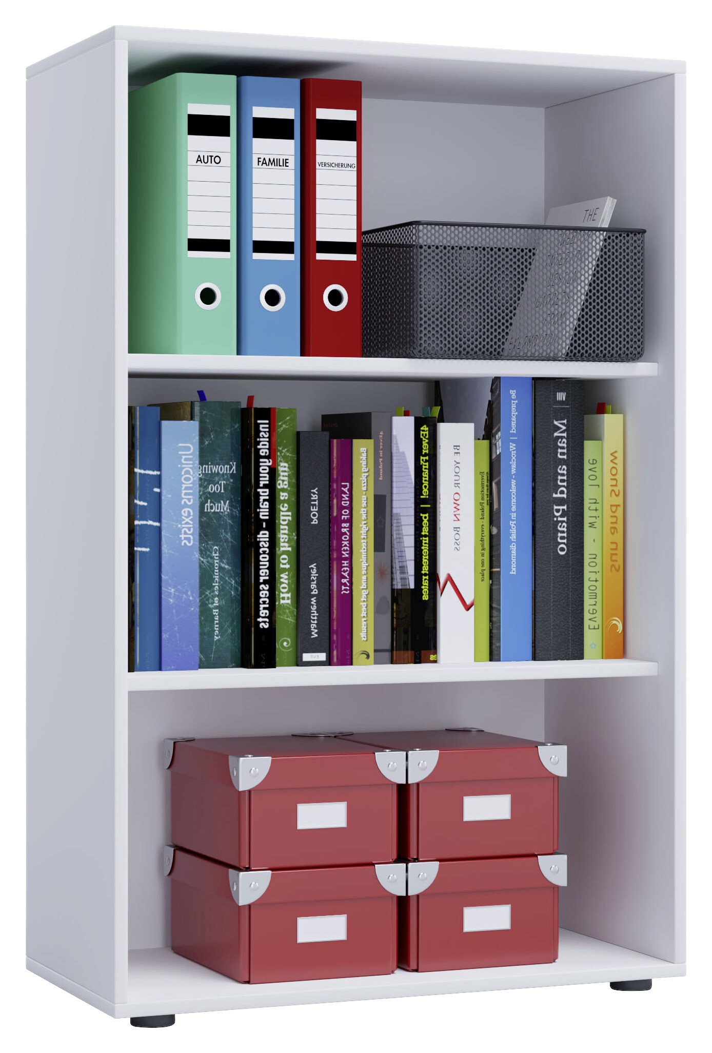 Regal Lona XL ohne Türen weiß B/H/T: ca. 70x110x37 cm