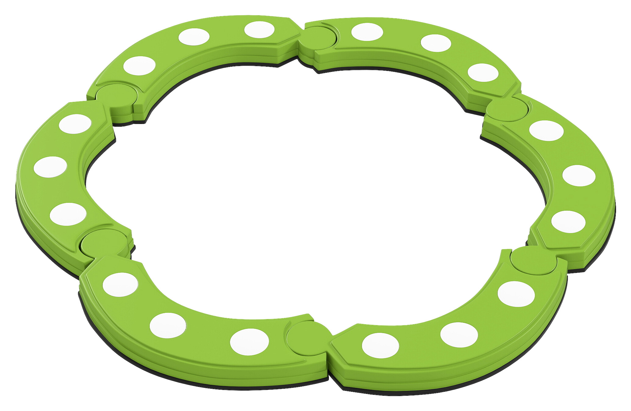 AIYAPLAY Kinder Schwebebalken grün B/H/L: ca. 101x7x101 cm