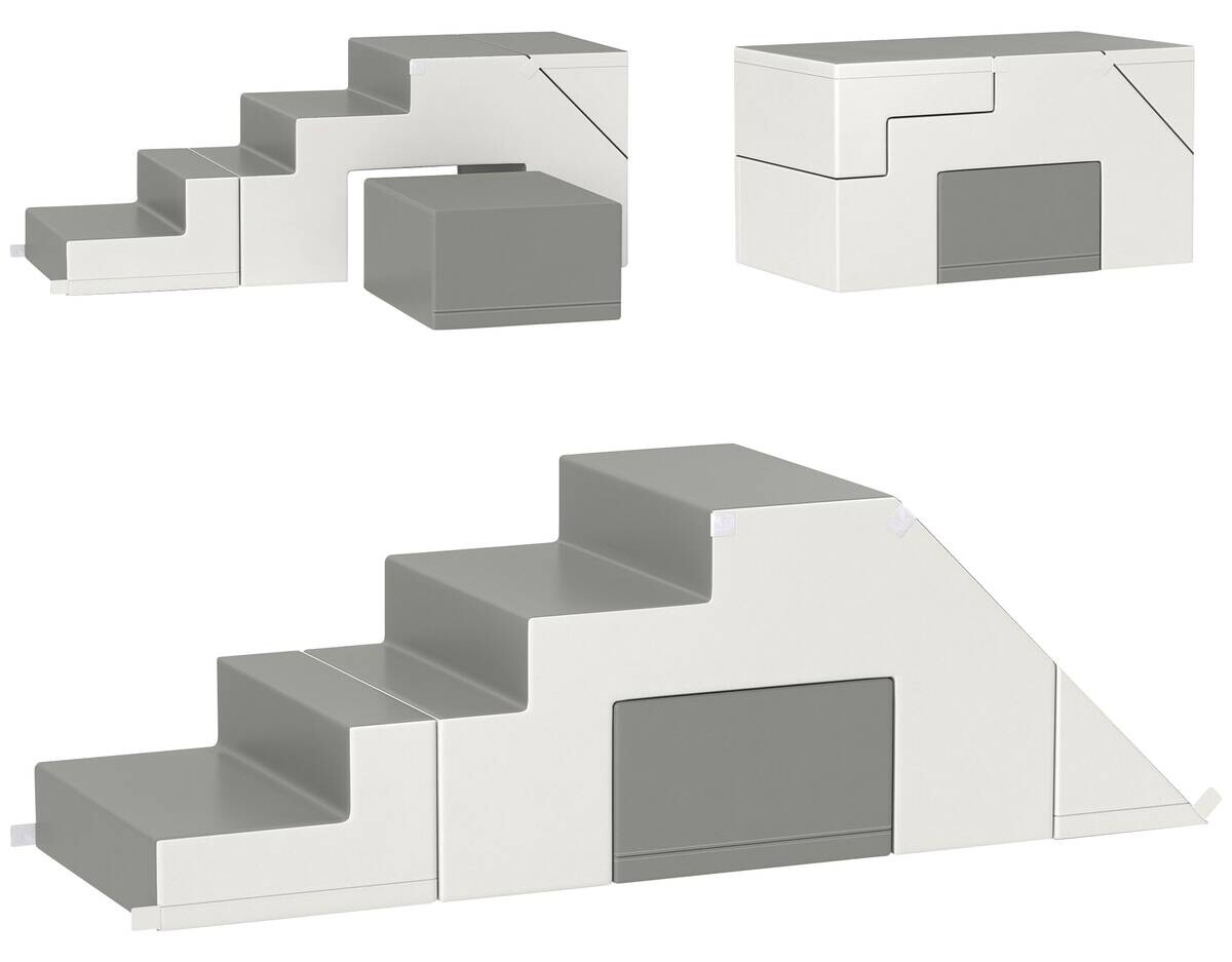 HOMCOM Kinder-Softplay-Set B/H/L: ca. 49x47x147 cm