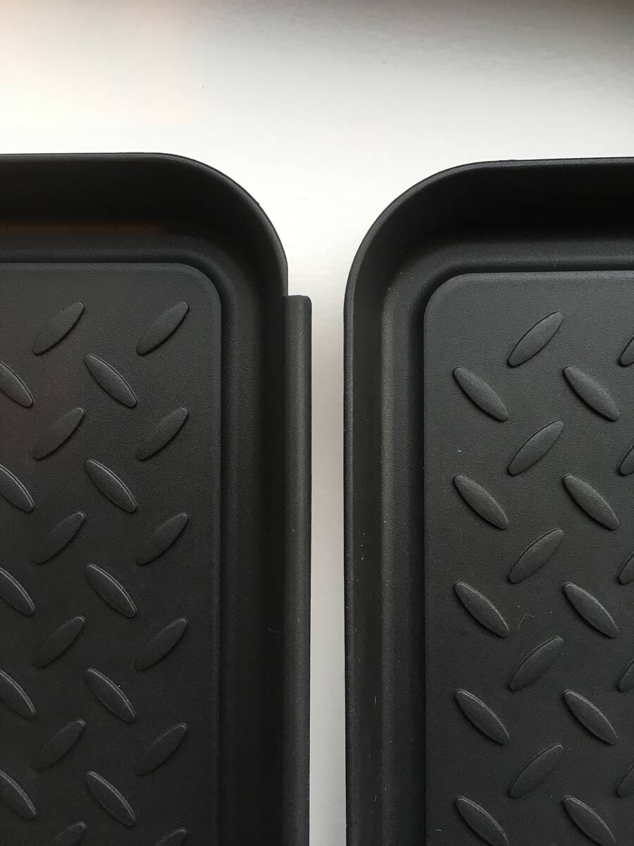 Abtropfschale 3-teilig schwarz B/L: ca. 27x35 cm