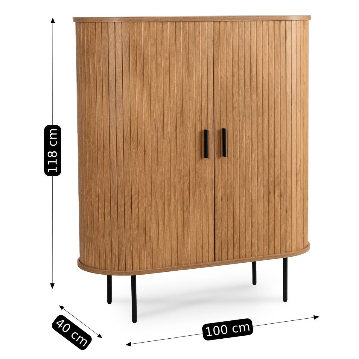 Kommode SELVA Eiche Sonoma Nachbildung B/H/T: ca. 100x118x40 cm