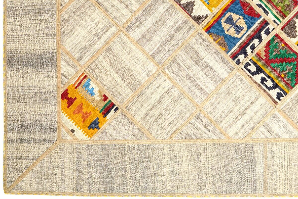 PersaTepp Teppich Kelim Tekkehdouz beige B/H/L: ca. 150x1x200 cm