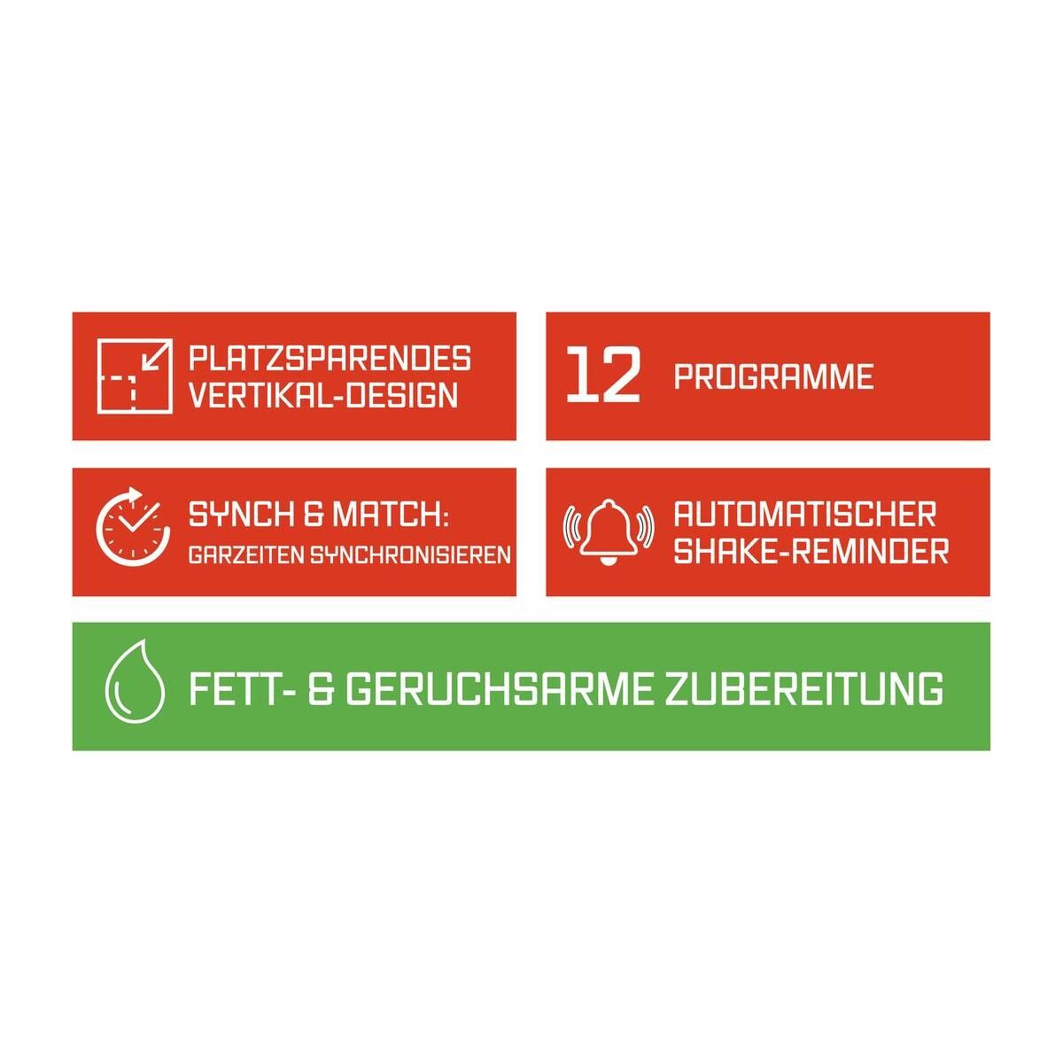 GOURMETmaxx Heißluftfritteuse 15305 schwarz Kunststoff B/H/L: ca. 32x49x39 cm ca. 11 l