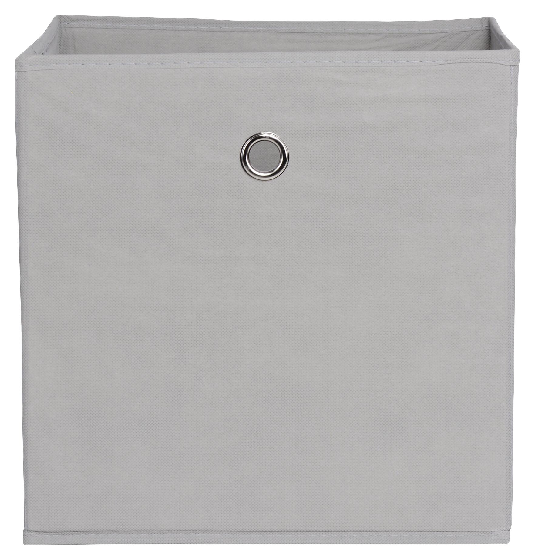 Stoffbox grau B/H/T: ca. 32x32x32 cm