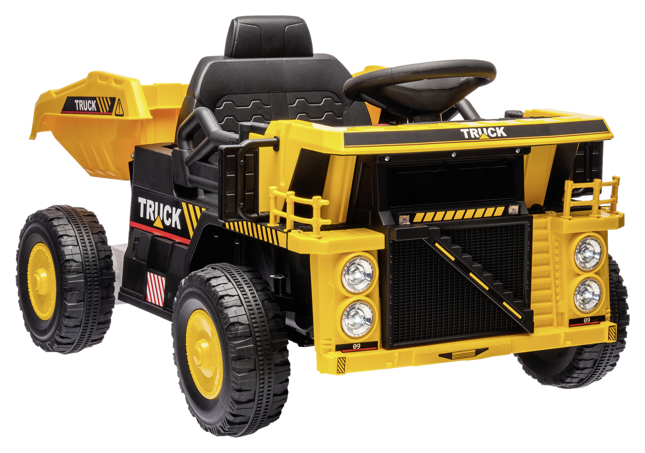 AIYAPLAY Elektrischer Traktor gelb B/H/L: ca. 63x53x97 cm