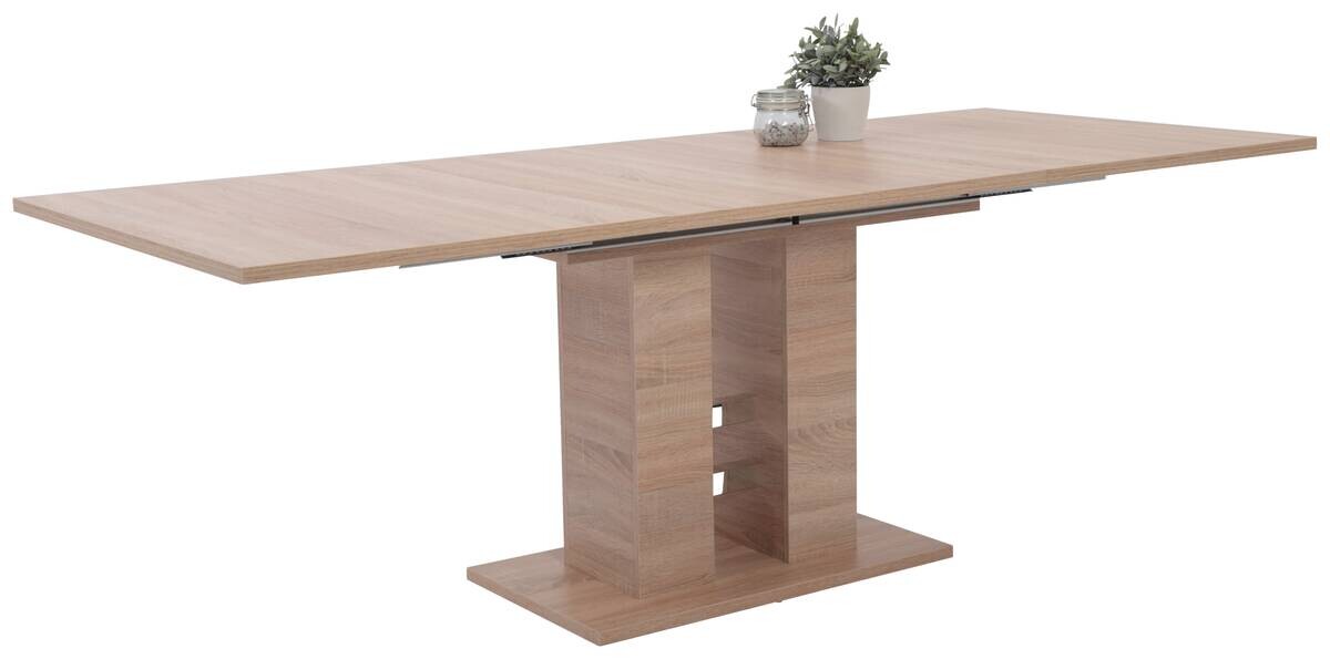 Essgruppe Ulla Eiche anthrazit Holzwerkstoff B/H/T: ca. 220x76x90 cm