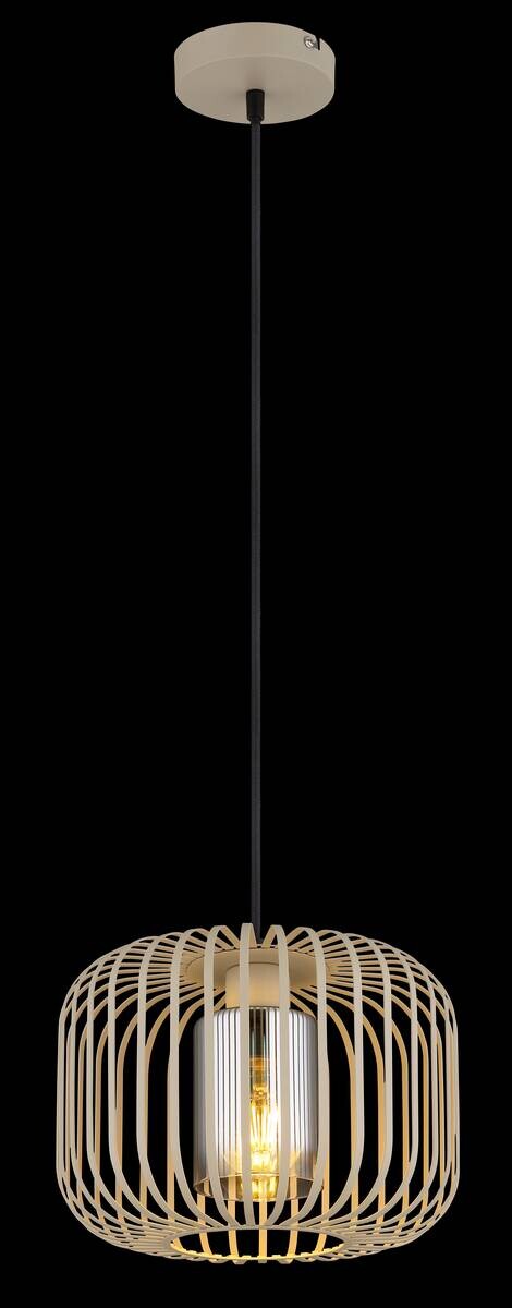 GLOBO Pendelleuchte Metall H/D: ca. 120x28 cm E27 1 Brennstellen