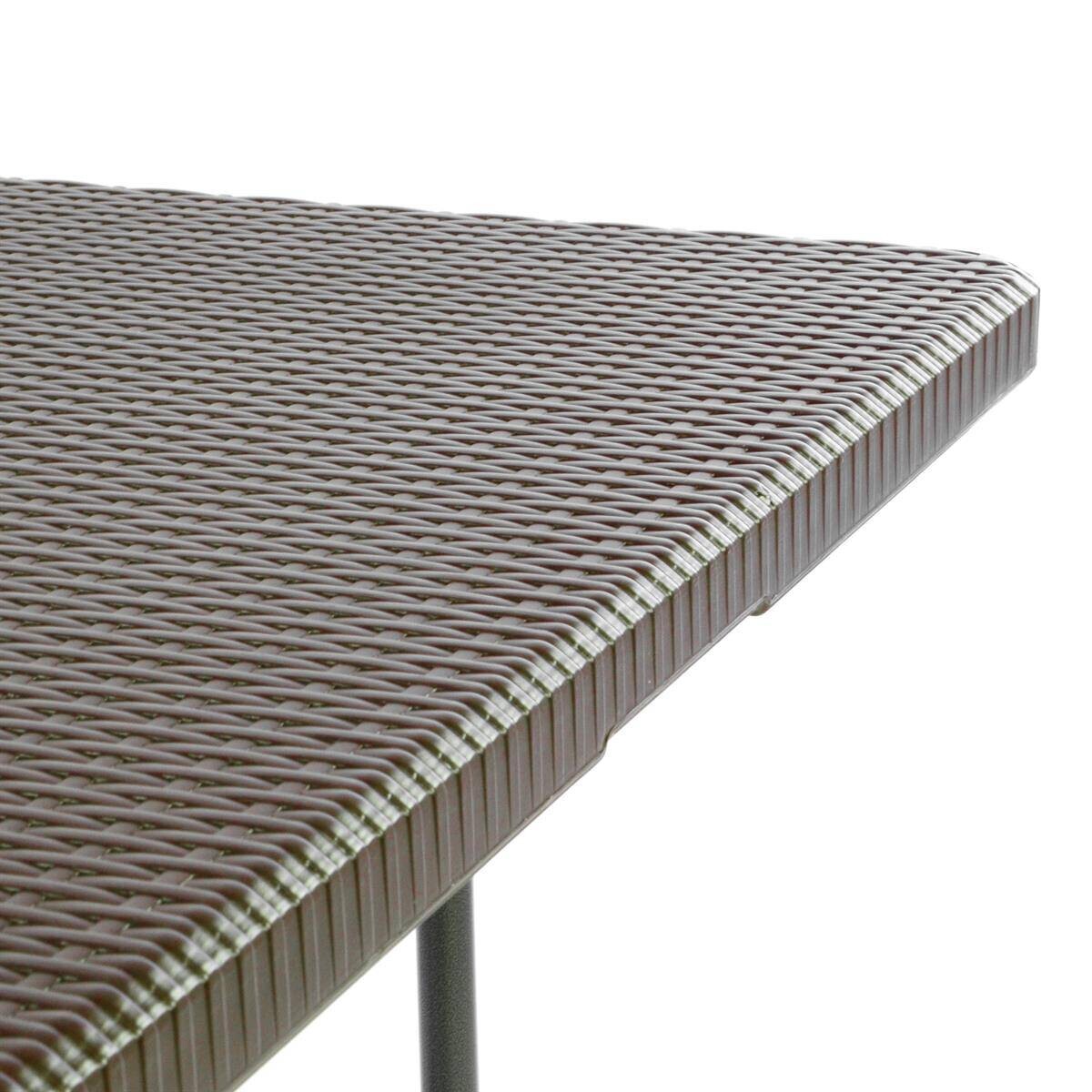 VCM Bierzeltgarnitur braun Metall L: ca. 180 cm