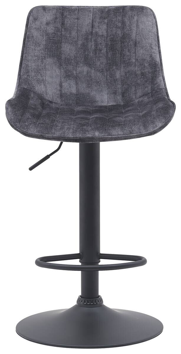 Barhocker Sabine anthrazit Microfaser B/H/T: ca. 44x88x54 cm