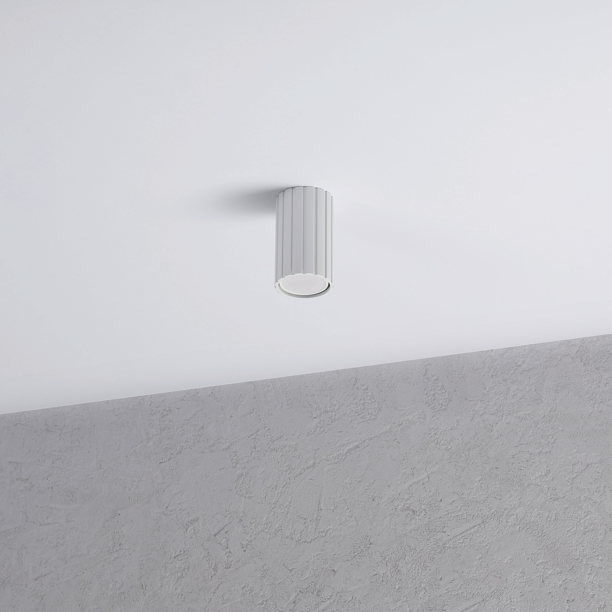 Lamkur Strahler Prisma weiß Stahl B/H/L: ca. 6,5x10x6,5 cm 1 Brennstellen