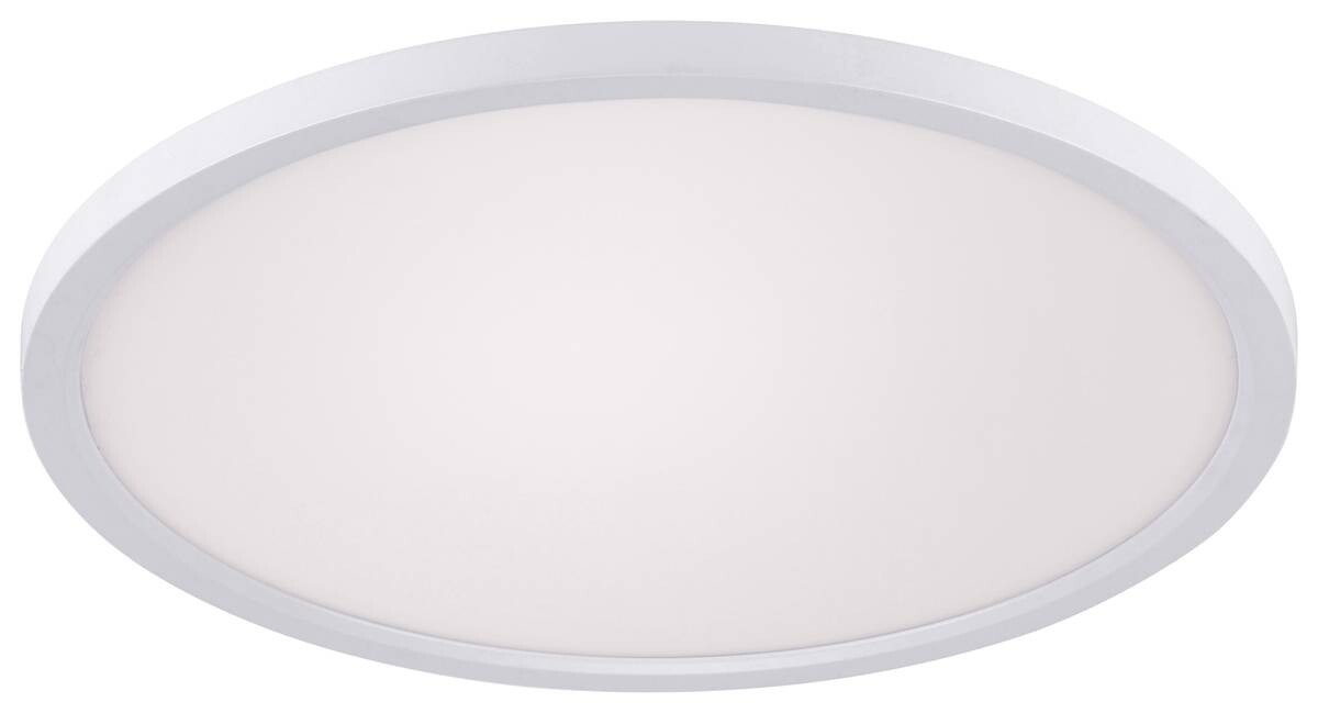 Just Light LED-Deckenpanel FLAT 15571-16 weiß Metall Kunststoff H/D: ca. 4,5x40 cm 1 Brennstellen