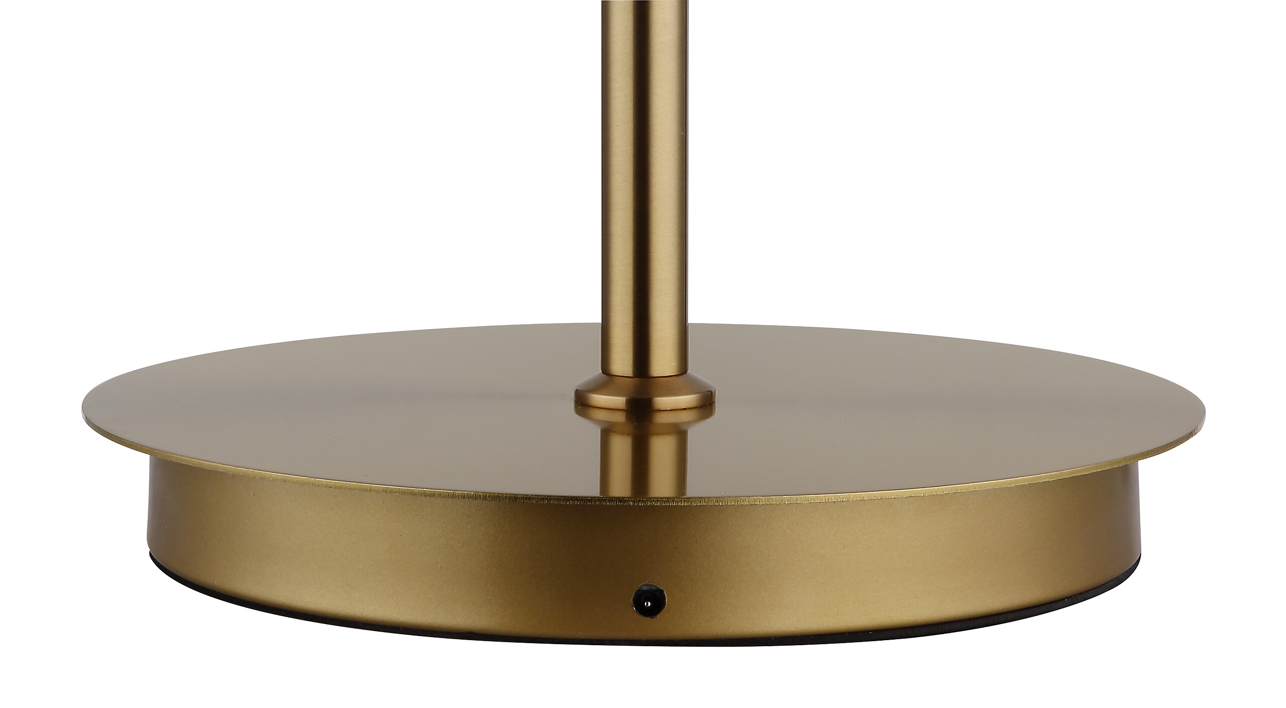 GLOBO Stehleuchte gold Metall Glas B/H/L: ca. 44x37x44 cm