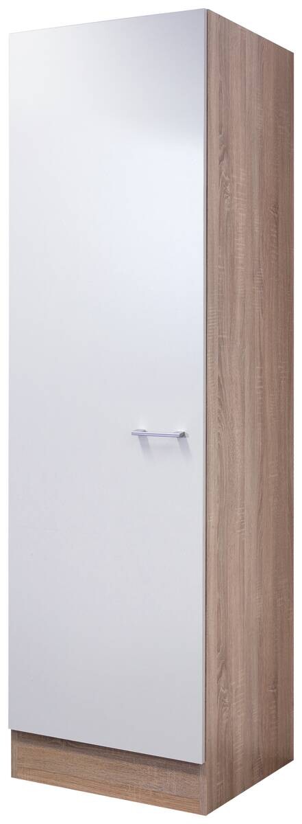 Seitenschrank Samoa weiß Eiche Nachbildung B/H/T: ca. 50x200x57 cm