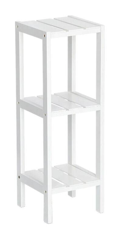 Standregal weiß MDF B/H/L: ca. 22x65x22 cm Standregal weiß MDF B/H/L: ca. 22x65x22 cm