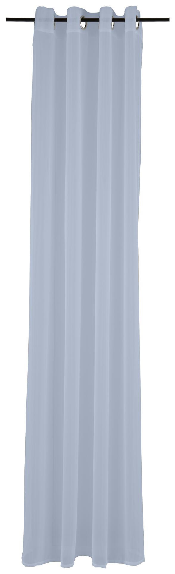 POCOline Ösenvorhang Micha blau B/L: ca. 135x235 cm