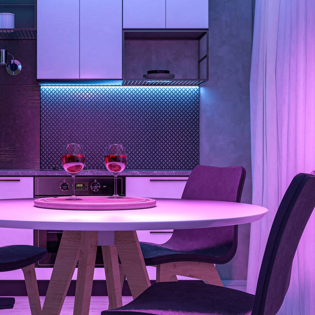 Näve Leuchten LED-Stripe 5126800 violett Kunststoff B/T: ca. 0,8x300 cm