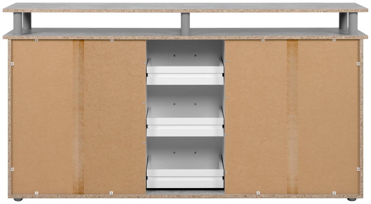 Megakommode Nevada Beton Optik B/H/T: ca. 155x84x35 cm