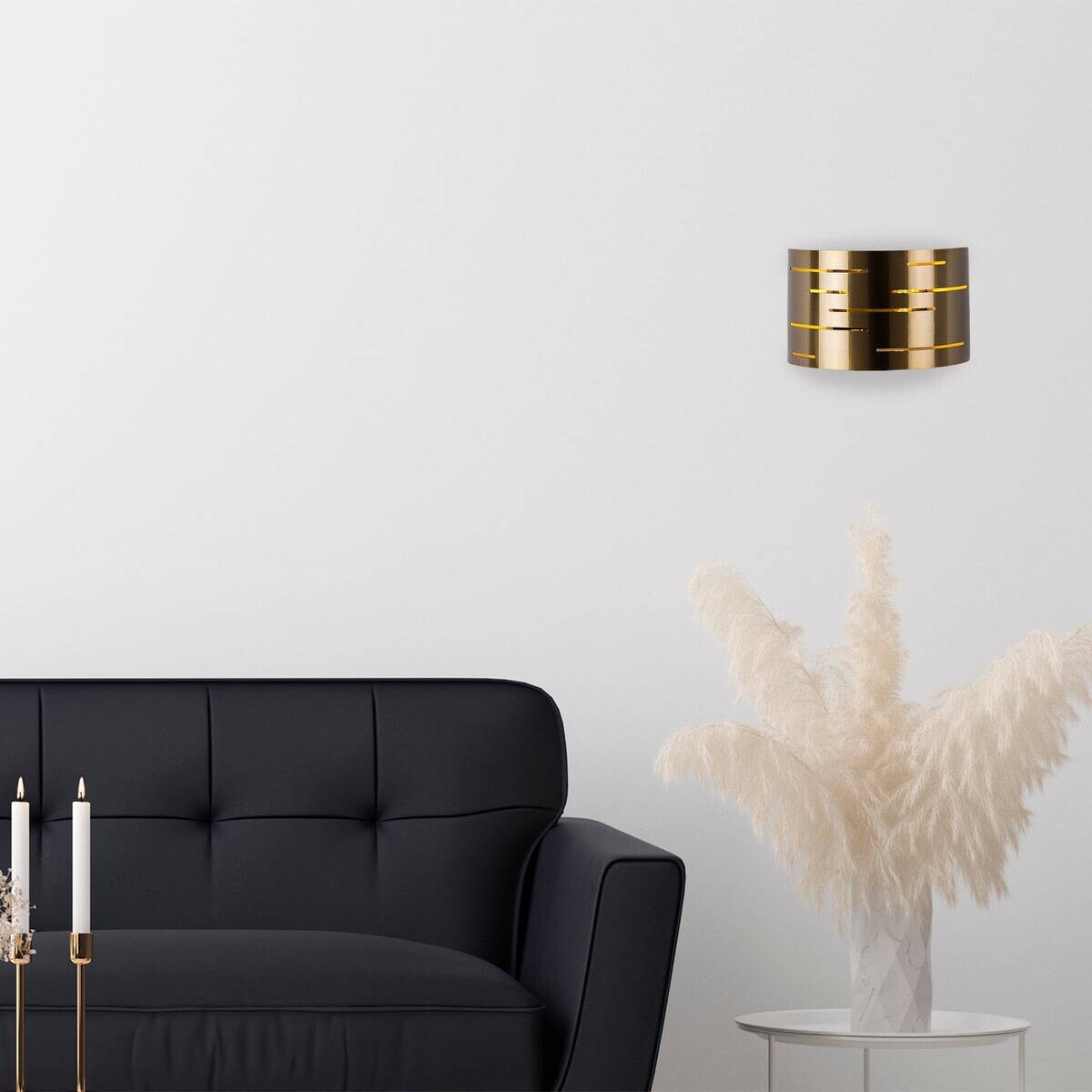 Opviq Wandleuchte Exquisite bronze Metall B/H/T/L: ca. 10x22x10x30 cm E27 1 Brennstellen