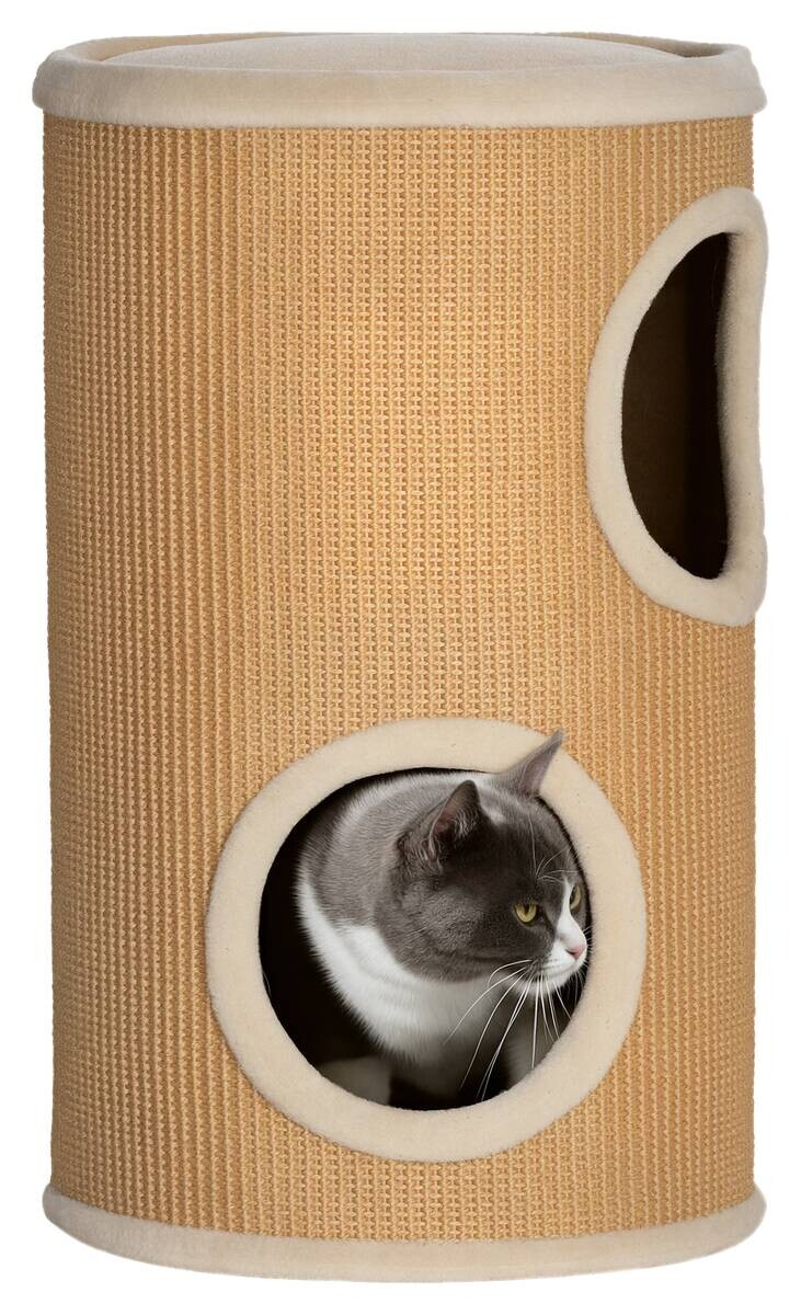 PawHut Kratztonne braun Spanplatte B/H/L: ca. 35x60x35 cm