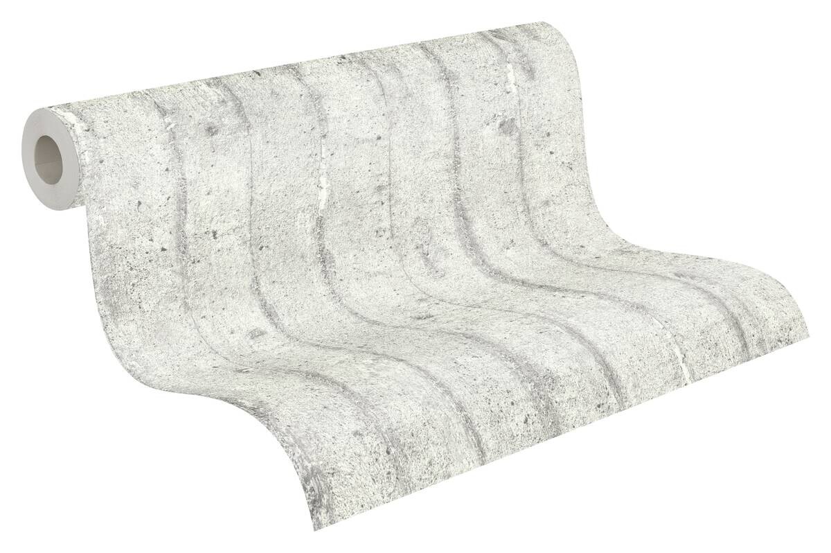 A.S.Creation Vliestapete grau B/H/D: ca. 53x1005x9 cm