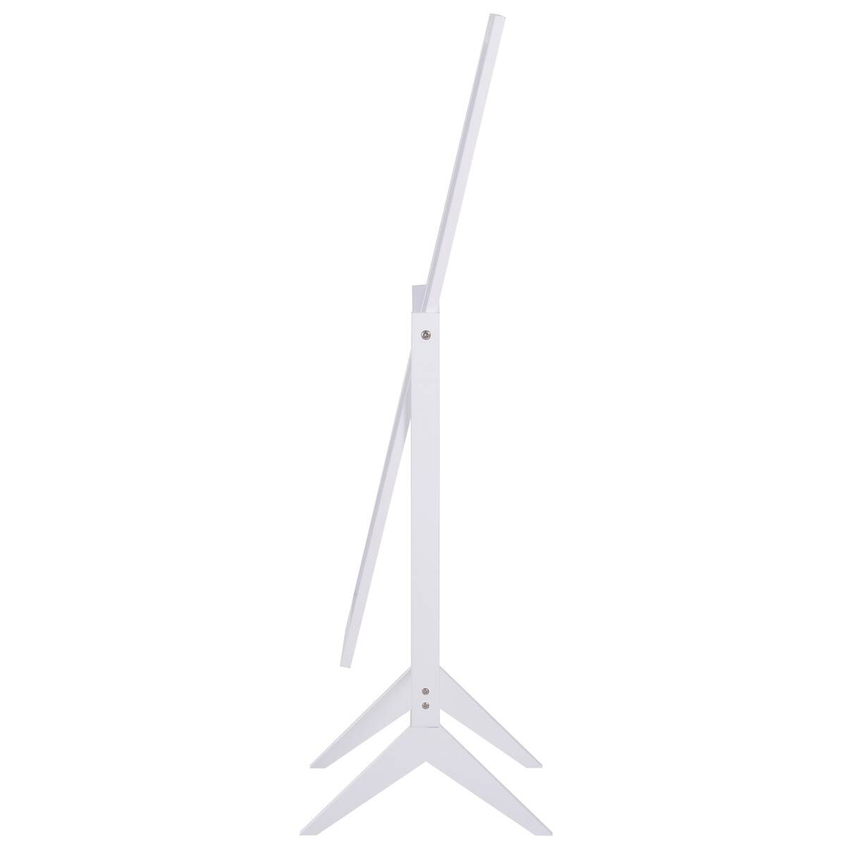 HOMCOM Standspiegel 831-268WT weiß MDF B/H/T: ca. 47x148x46 cm