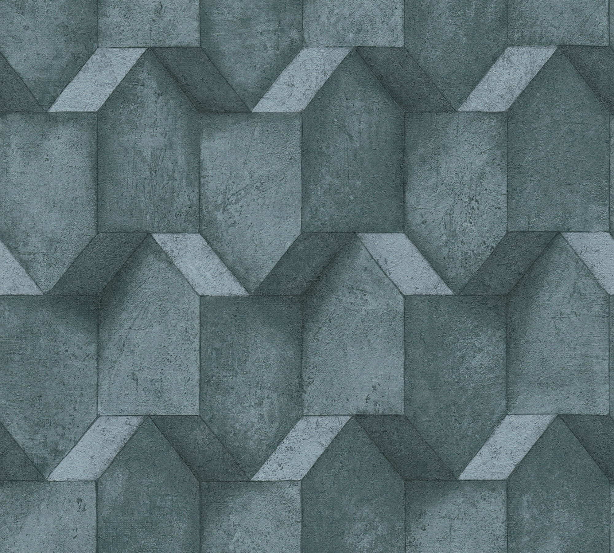 A.S.Creation Vliestapete blau türkis B/H/D: ca. 53x1005x8,3 cm