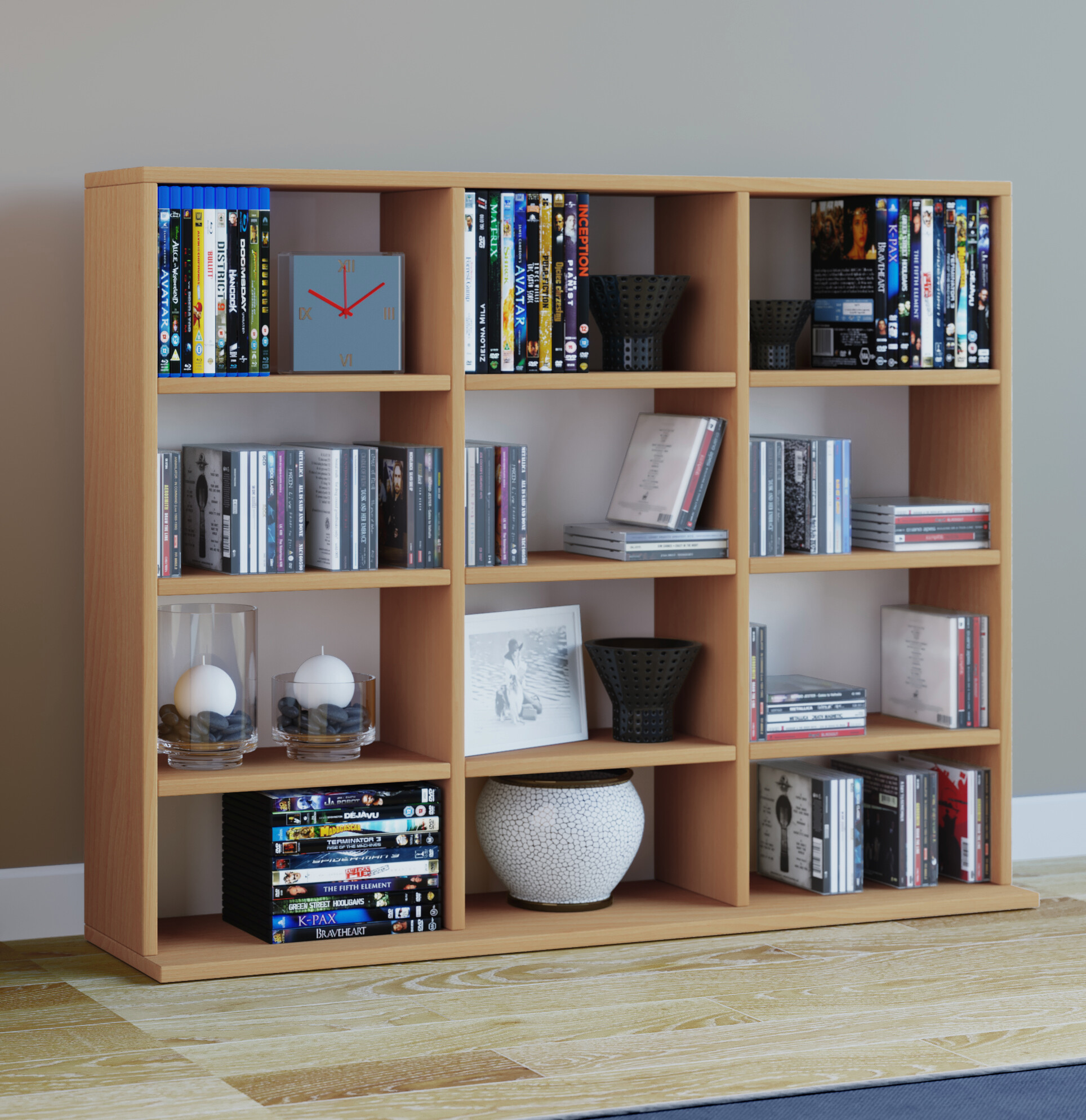 Regal Megosa Mini buche Nachbildung Holzwerkstoff B/H/T: ca. 102x83x23 cm