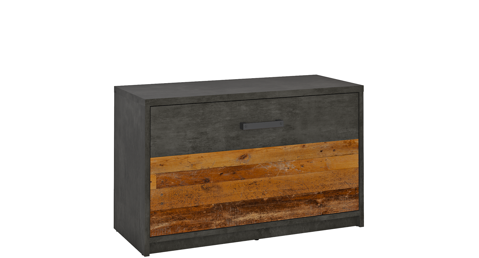 Sitzbank Perugia Fresko Nachbildung Old Wood Nachbildung B/H/T: ca. 80x50x34 cm