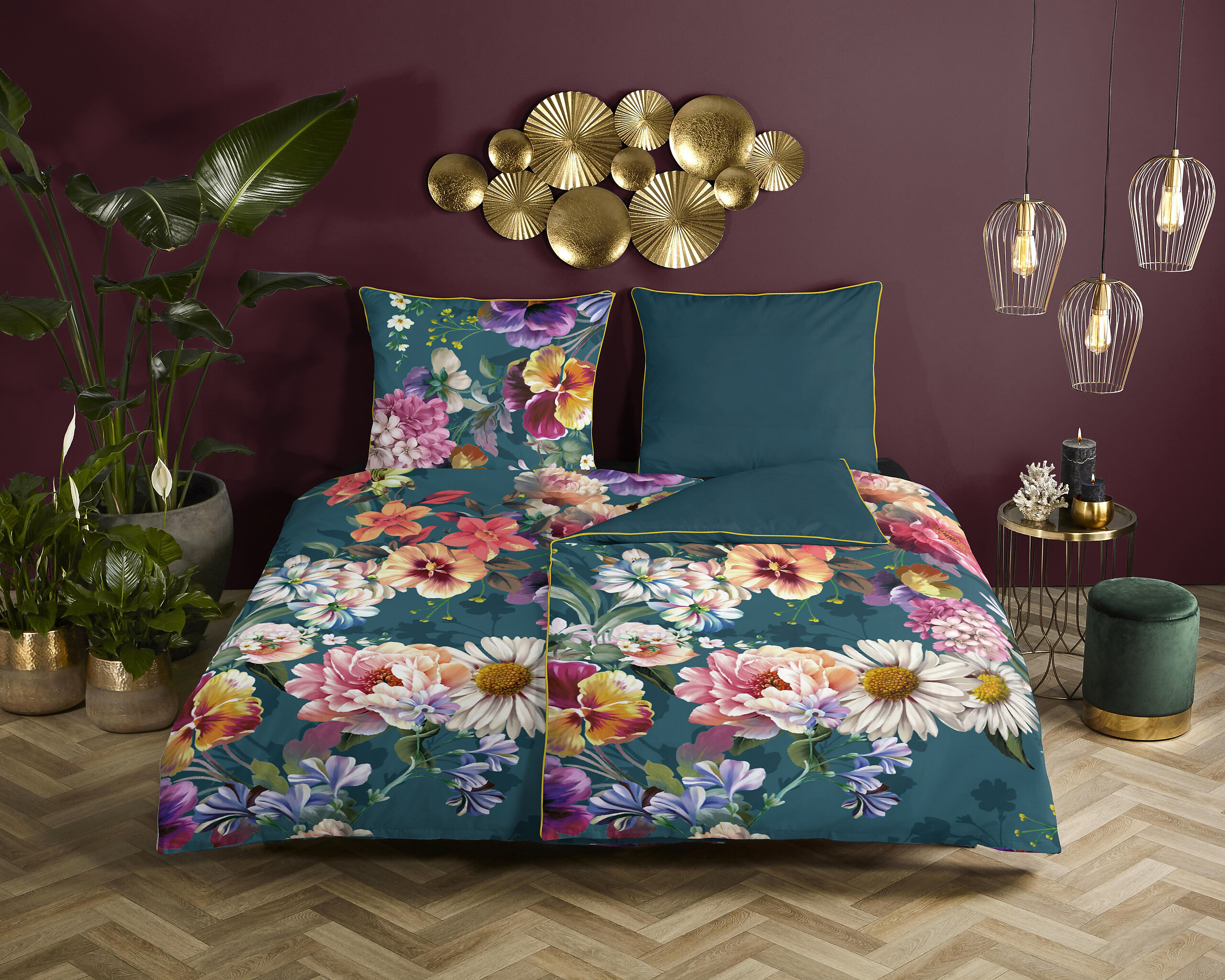 Baumwoll Bettwäsche Novara Satin