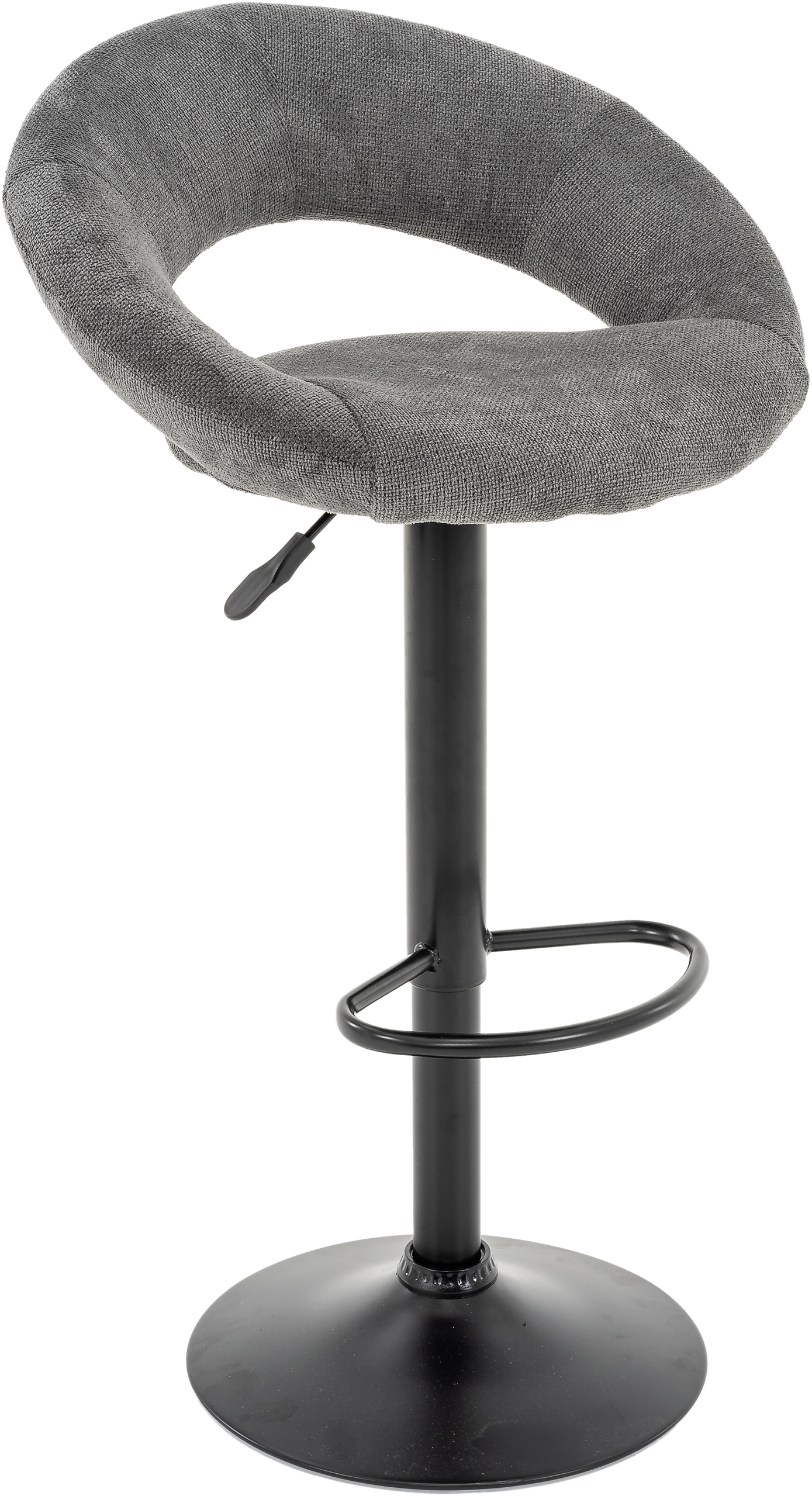 Barhocker FM-120-1 anthrazit Microfaser B/H/T: ca. 56x103x50 cm Barhocker FM-120-1 anthrazit Microfaser B/H/T: ca. 56x103x50 cm