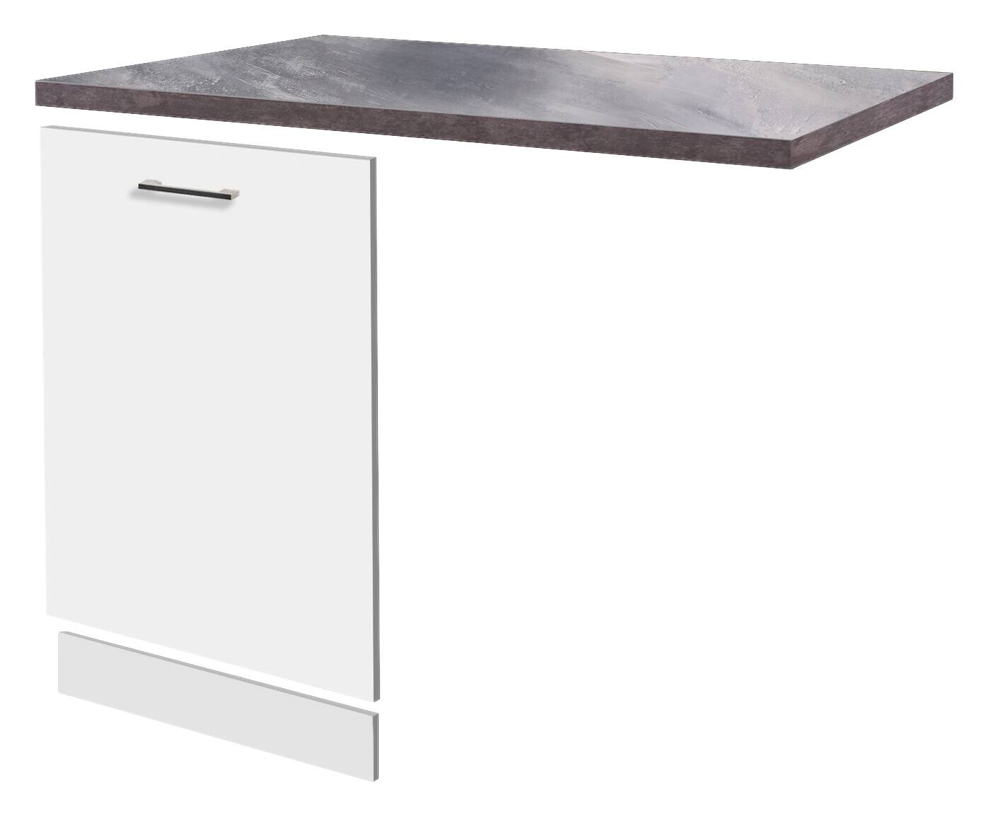 Flex-Well Geschirrspüler- Frontset Lucca weiß matt B/H/T: ca. 110x85x60 cm