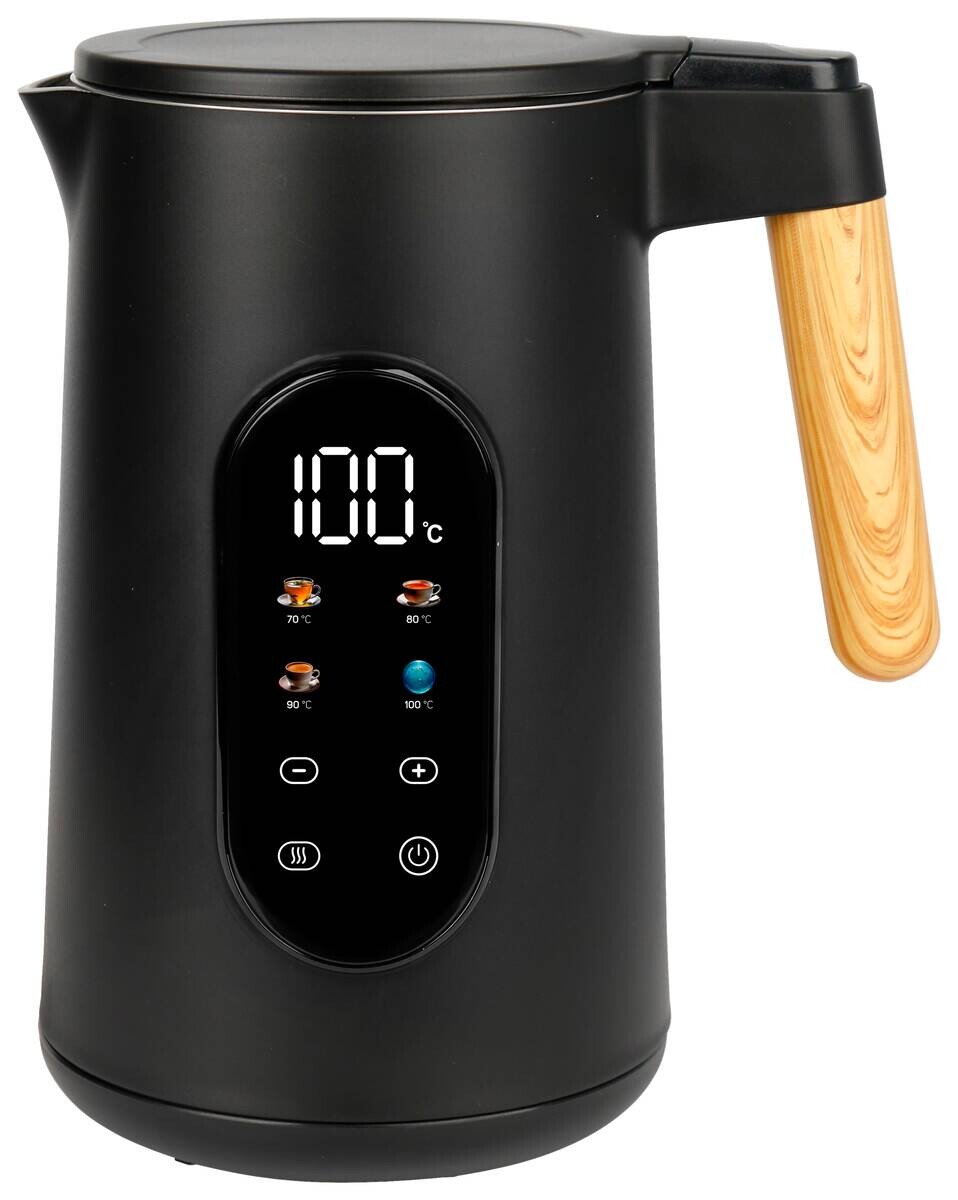 Emerio Wasserkocher WK-132230.1 schwarz Kunststoff B/H/L: ca. 16x26x23 cm ca. 1,7 l