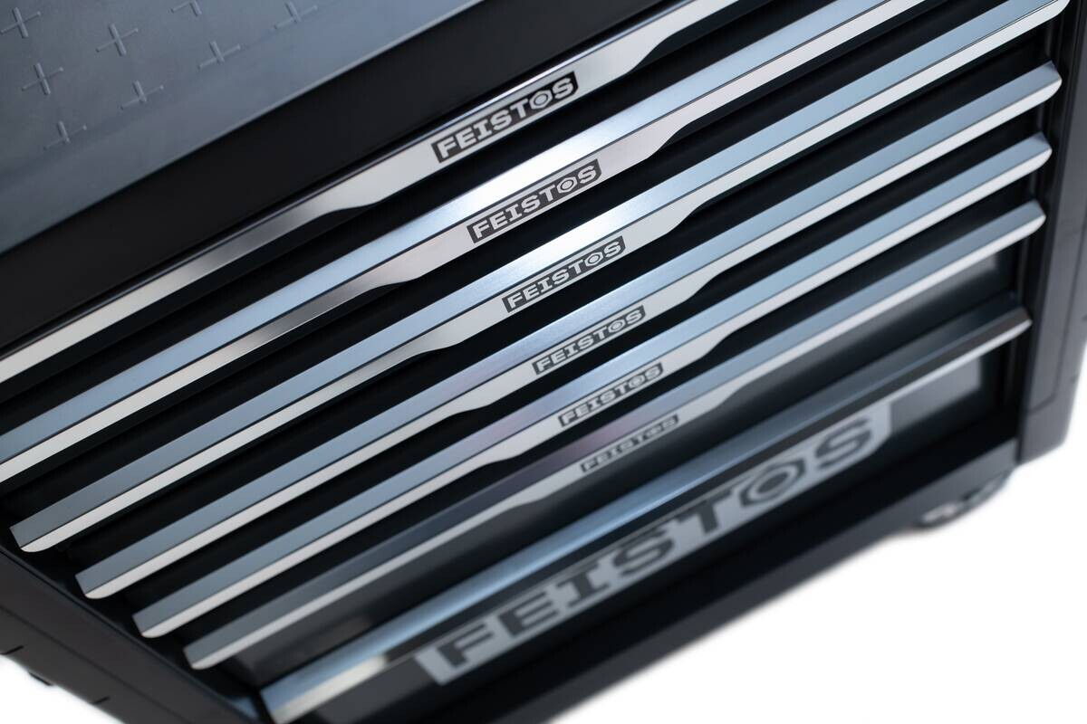 Werkstattwagen Mento anthrazit B/H/L: ca. 47x96x77 cm