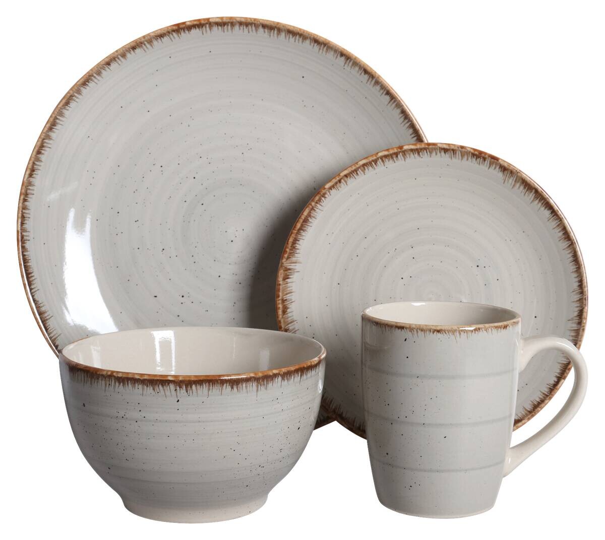 POCOline Kombiservice bunt Steingut 1 tlg.