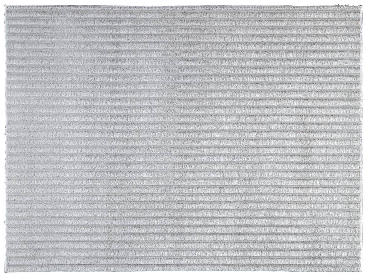 Fellimitat Stripy grau B/L: ca. 200x280 cm