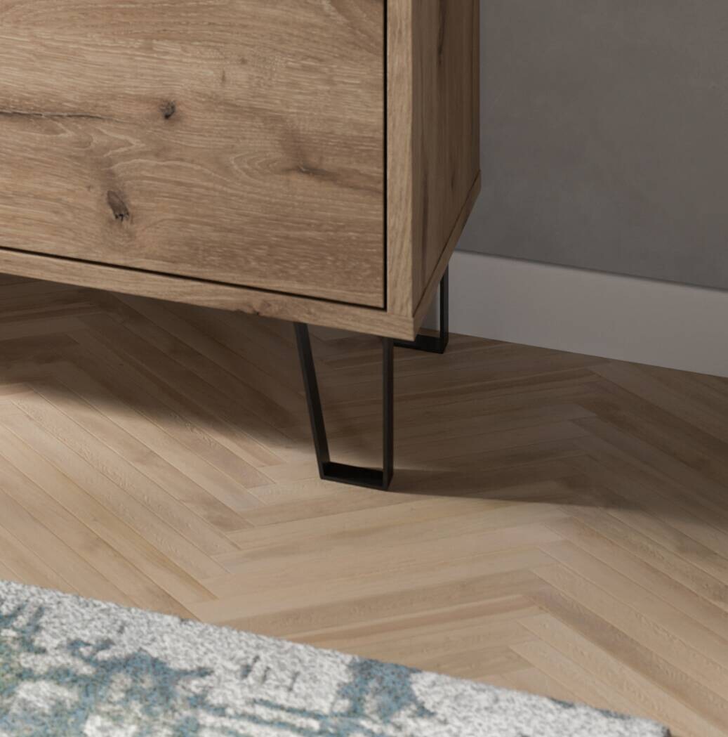 TV-Lowboard Balton Oak Eiche Viking Nachbildung B/H/T: ca. 184x67x40 cm