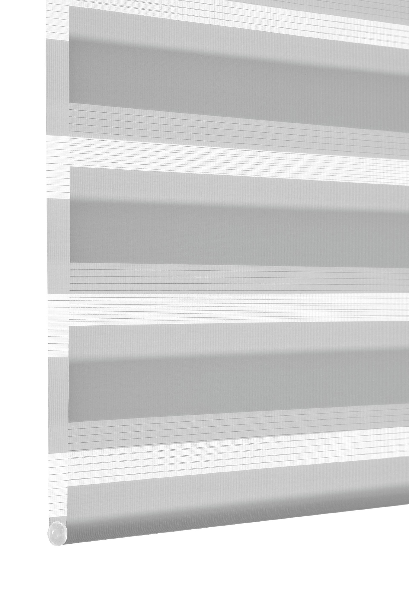 Doppelrollo Easyfix hellgrau B/L: ca. 45x150 cm