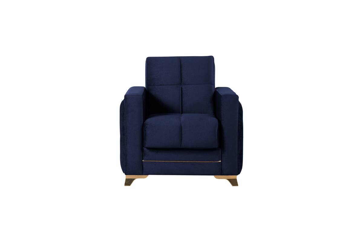 Sofa 3-2-1 Cavana nachtblau Microfaser