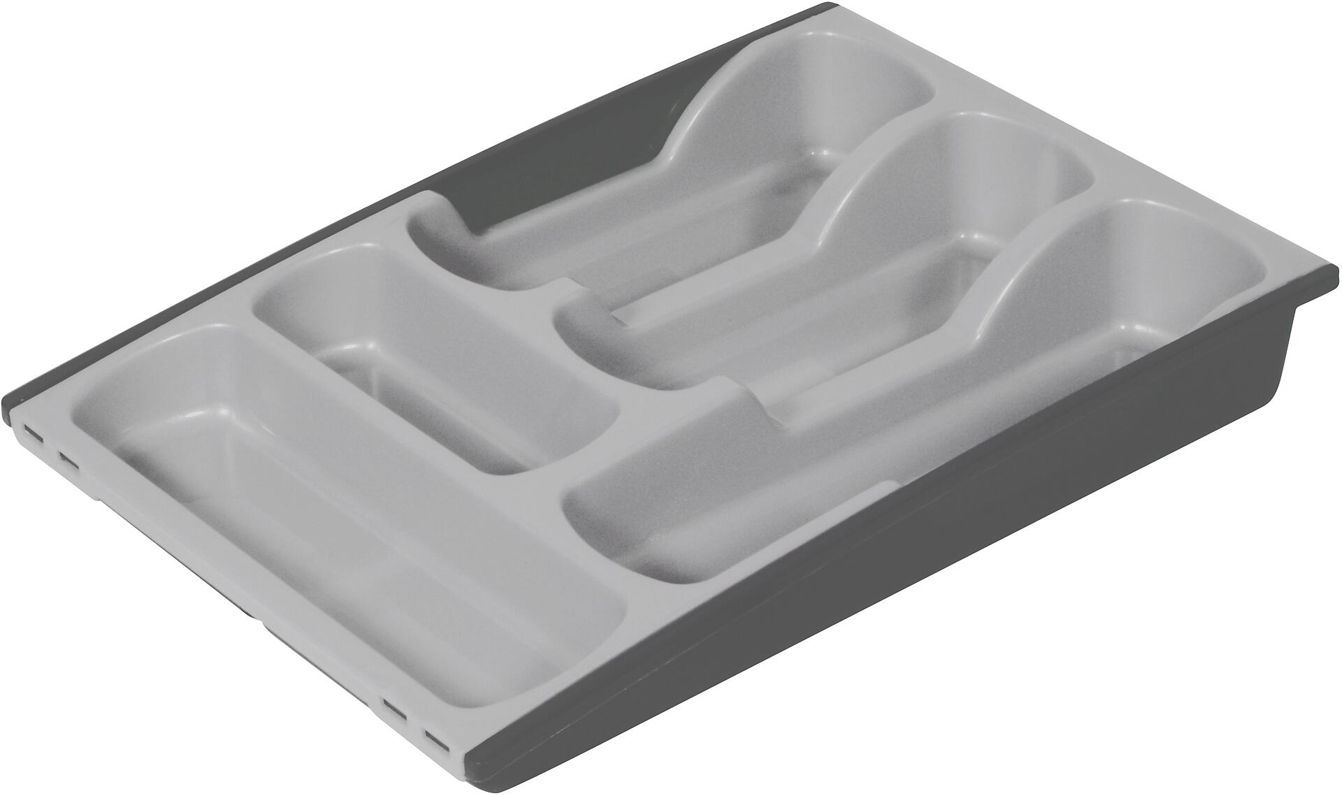 Curver Besteckeinsatz anthrazit B/H/L: ca. 42x6,4x50 cm