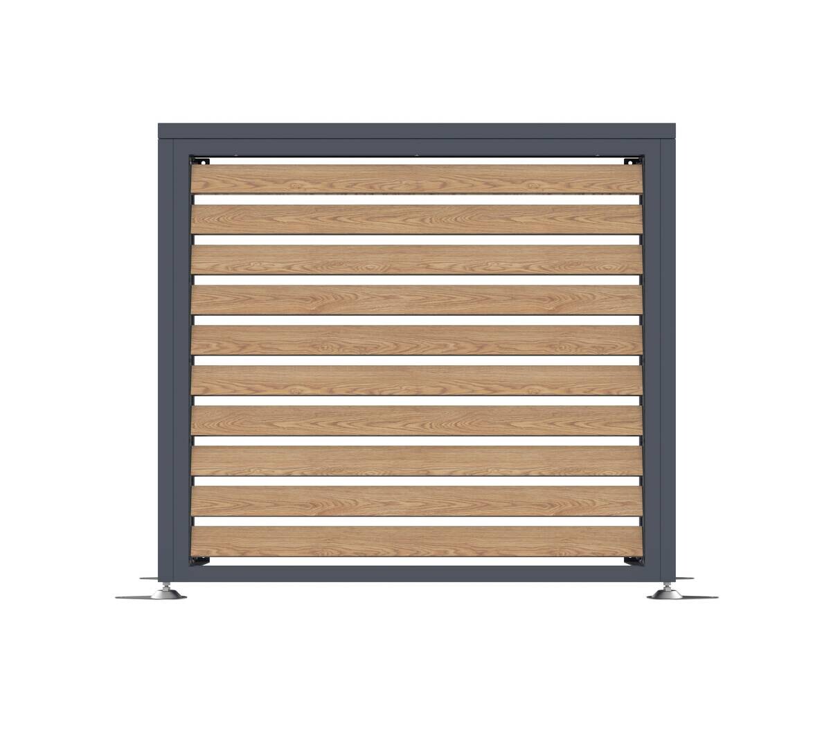 Westmann Verkleidung Wärmepumpe Boxa Holzoptik B/H/L: ca. 100x97x56 cm