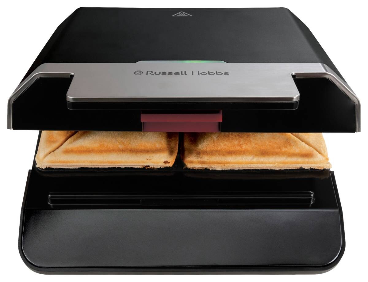 Russell Hobbs Sandwichtoaster 25158036001 schwarz Edelstahl B/H/T: ca. 23,5x10,5x23 cm