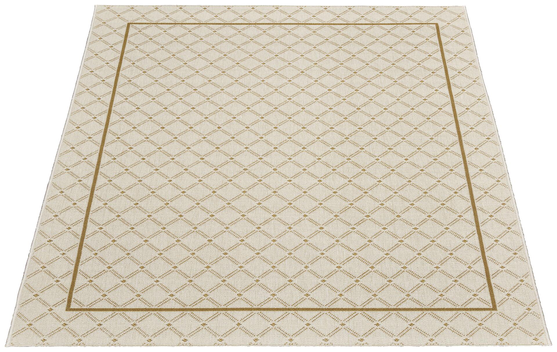 Webteppich Luxus beige B/L: ca. 120x170 cm